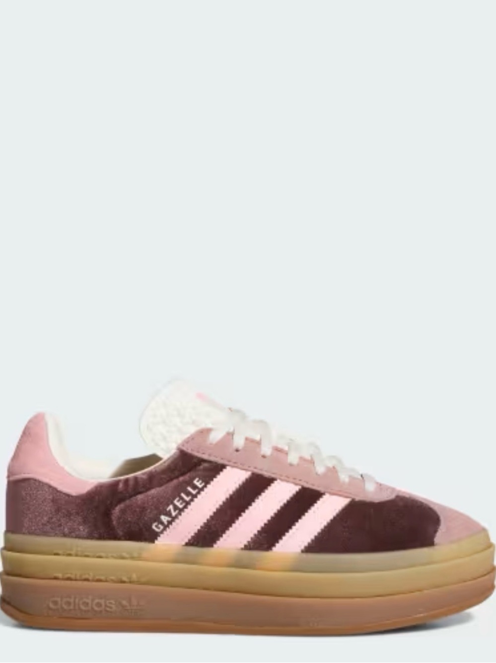 adidas Brand New Gazelle Bold Brown and Pink